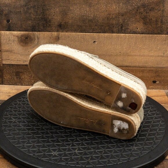 SAM EDELMAN CATHERINE PLATFORM FLATS LIGHT GREEN SUEDE CASUAL SLIP ON SIZE 6.5M - Picture 4 of 9